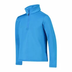 Jungen Stretch Performance Stehkragenshirt mit kurzem Reißverschluss><noscript><img width=