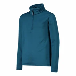 Jungen Stretch Performance Stehkragenshirt mit kurzem Reißverschluss><noscript><img width=