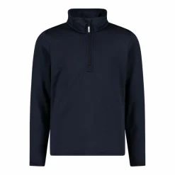 Jungen Stretch Performance Stehkragenshirt mit kurzem Reißverschluss><noscript><img width=