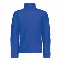 Jungen Stretch Performance Stehkragenshirt mit kurzem Reißverschluss><noscript><img width=