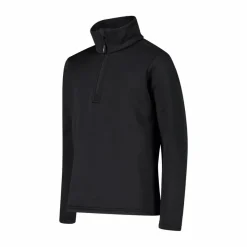 Jungen Stretch Performance Stehkragenshirt mit kurzem Reißverschluss><noscript><img width=