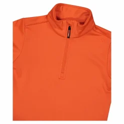 Jungen Stretch Performance Stehkragenshirt mit kurzem Reißverschluss><noscript><img width=