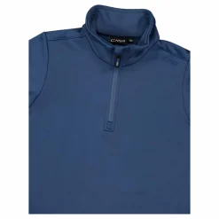 Jungen Stretch Performance Stehkragenshirt mit kurzem Reißverschluss><noscript><img width=