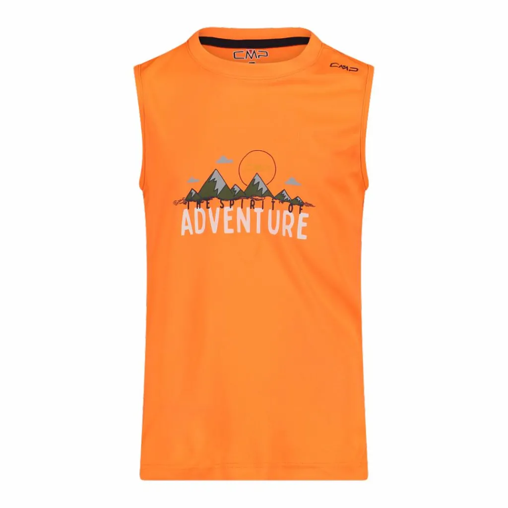 Jungen Tanktop mit Adventure-Muster>CMP Clearance