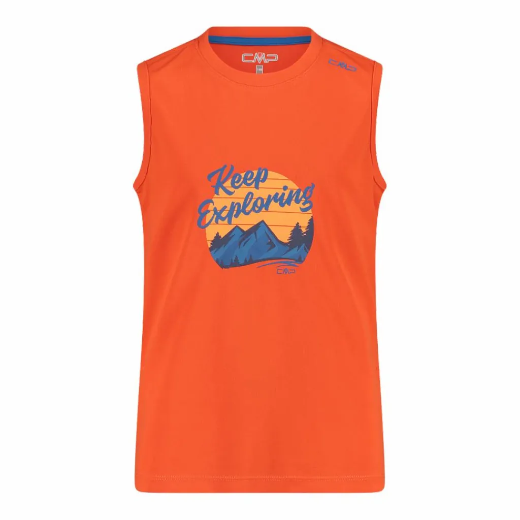 Jungen Tanktop mit Adventure-Muster>CMP Clearance