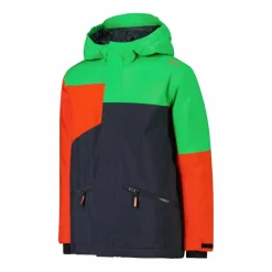Jungen-Skijacke aus Twill mit fester Kapuze><noscript><img width=