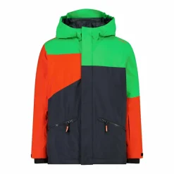 Jungen-Skijacke aus Twill mit fester Kapuze><noscript><img width=