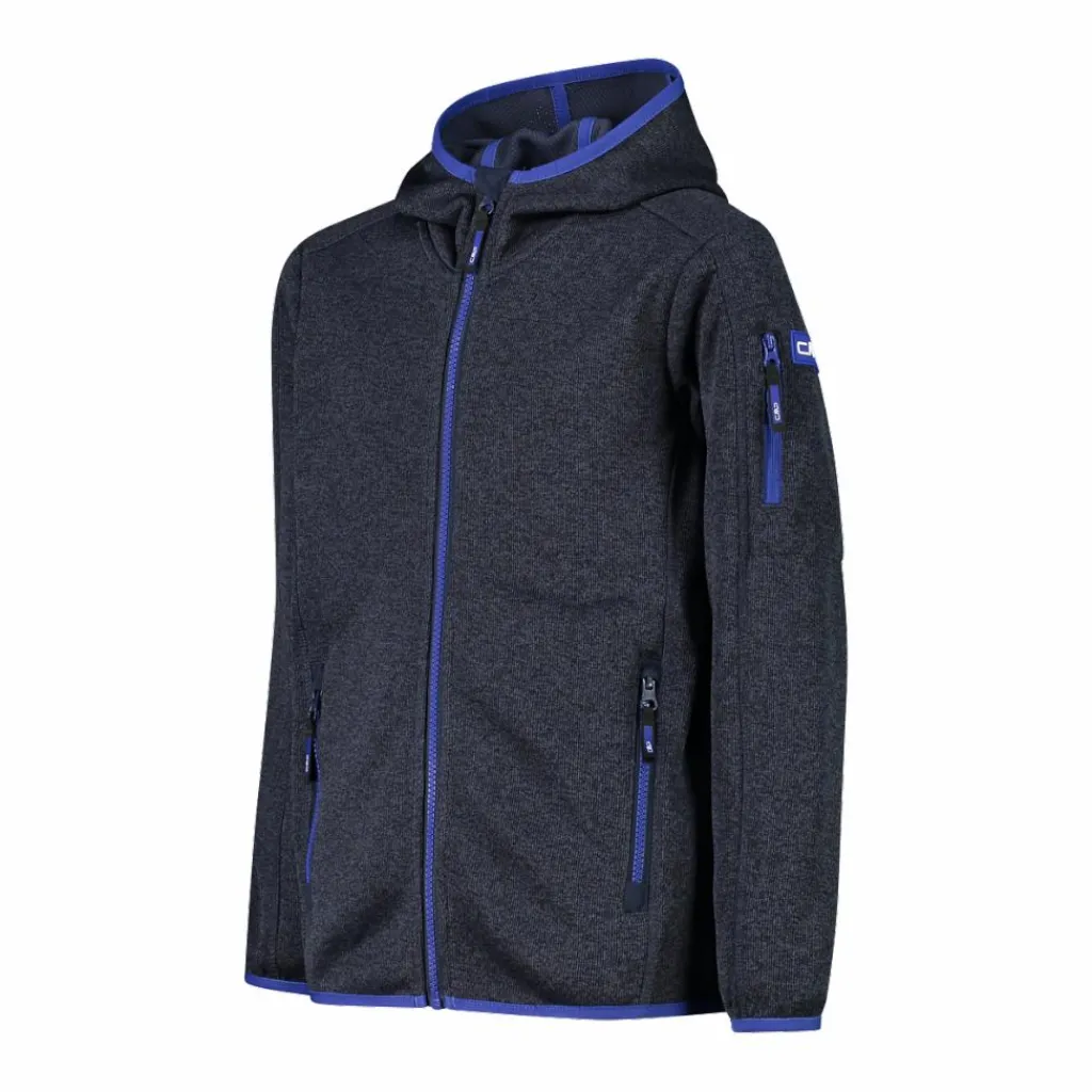 Jungen-Sweatshirt mit Kapuze aus Knit Tech Fleece>CMP Discount