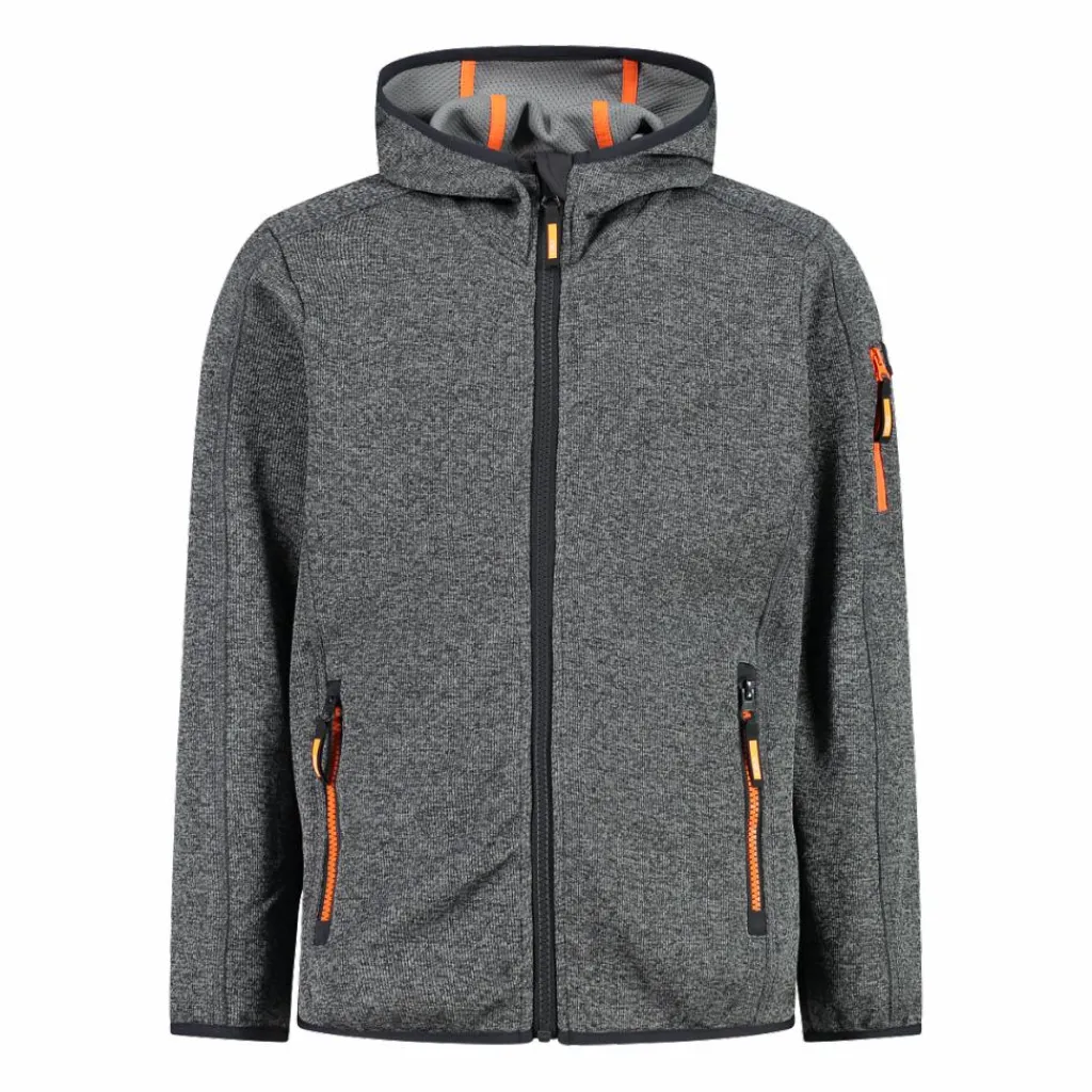 Jungen-Sweatshirt mit Kapuze aus Knit Tech Fleece>CMP Discount