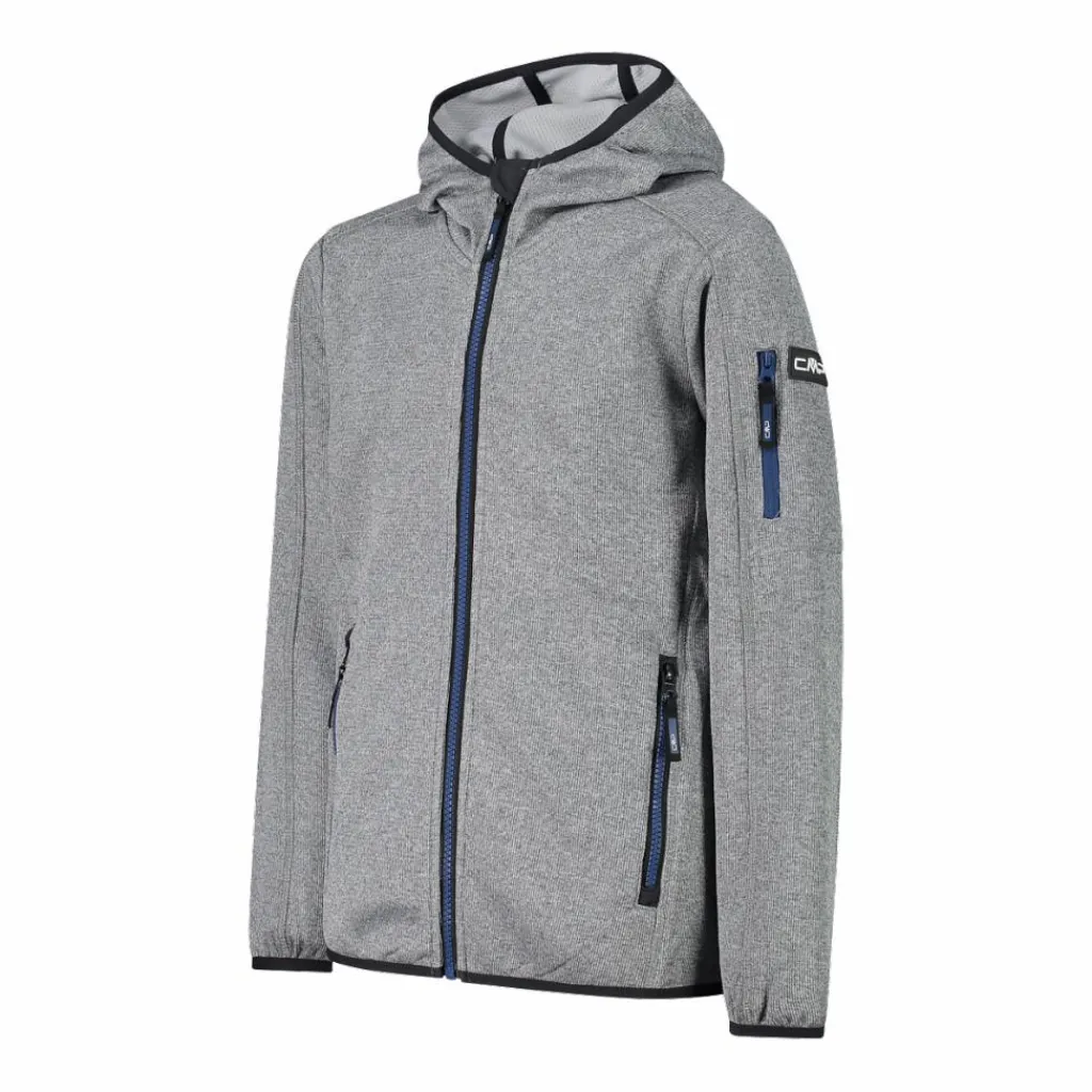 Jungen-Sweatshirt mit Kapuze aus Knit Tech Fleece>CMP Discount