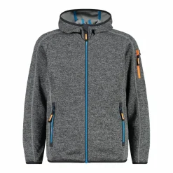 Jungen-Sweatshirt mit Kapuze aus Knit Tech Fleece><noscript><img width=