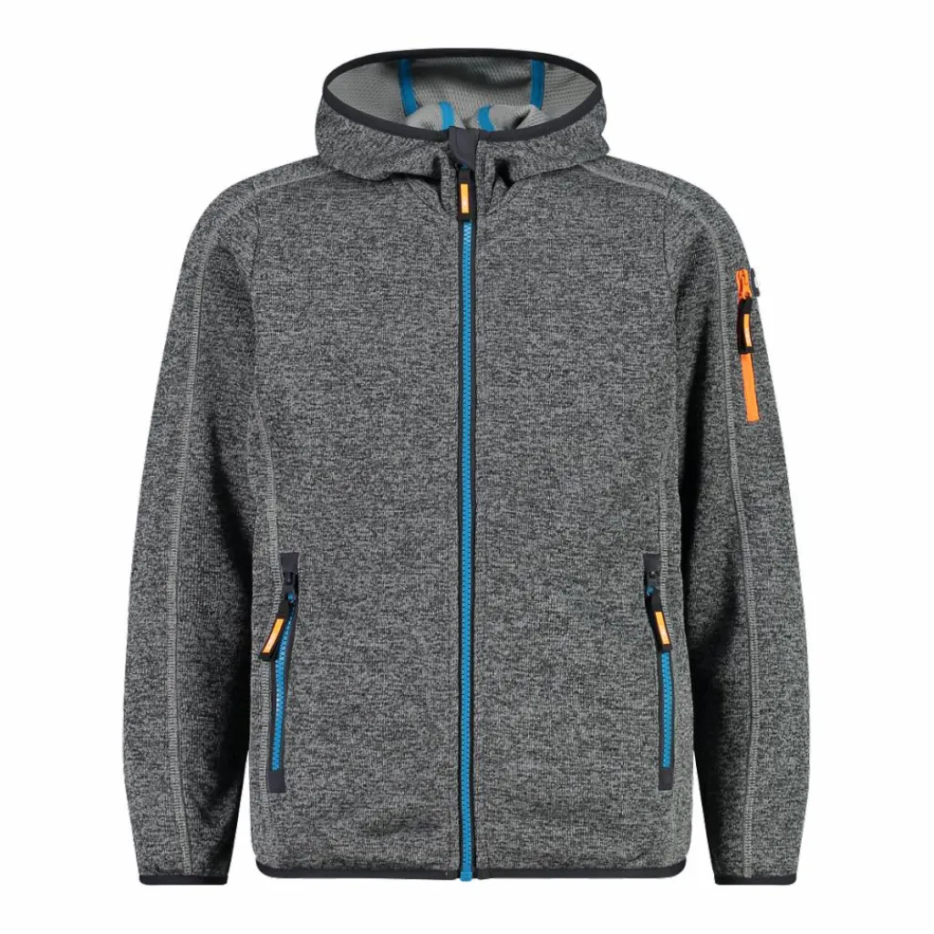 Jungen-Sweatshirt mit Kapuze aus Knit Tech Fleece>CMP Discount