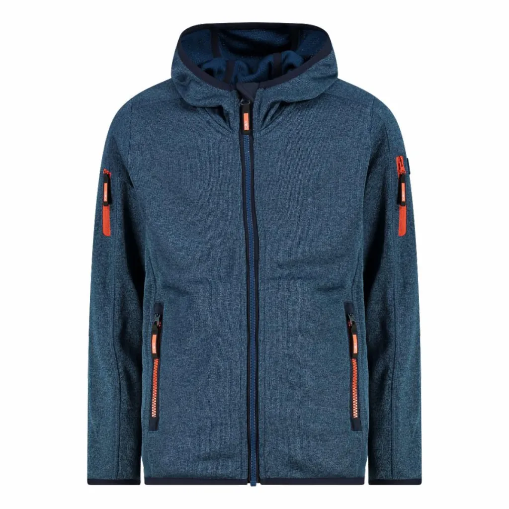 Jungen-Sweatshirt mit Kapuze aus Knit Tech Fleece>CMP Discount