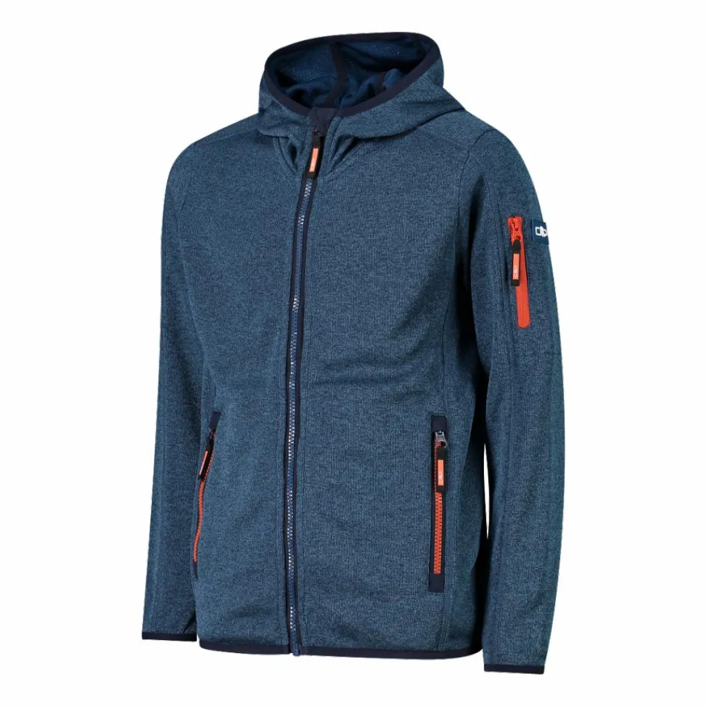Jungen-Sweatshirt mit Kapuze aus Knit Tech Fleece>CMP Discount