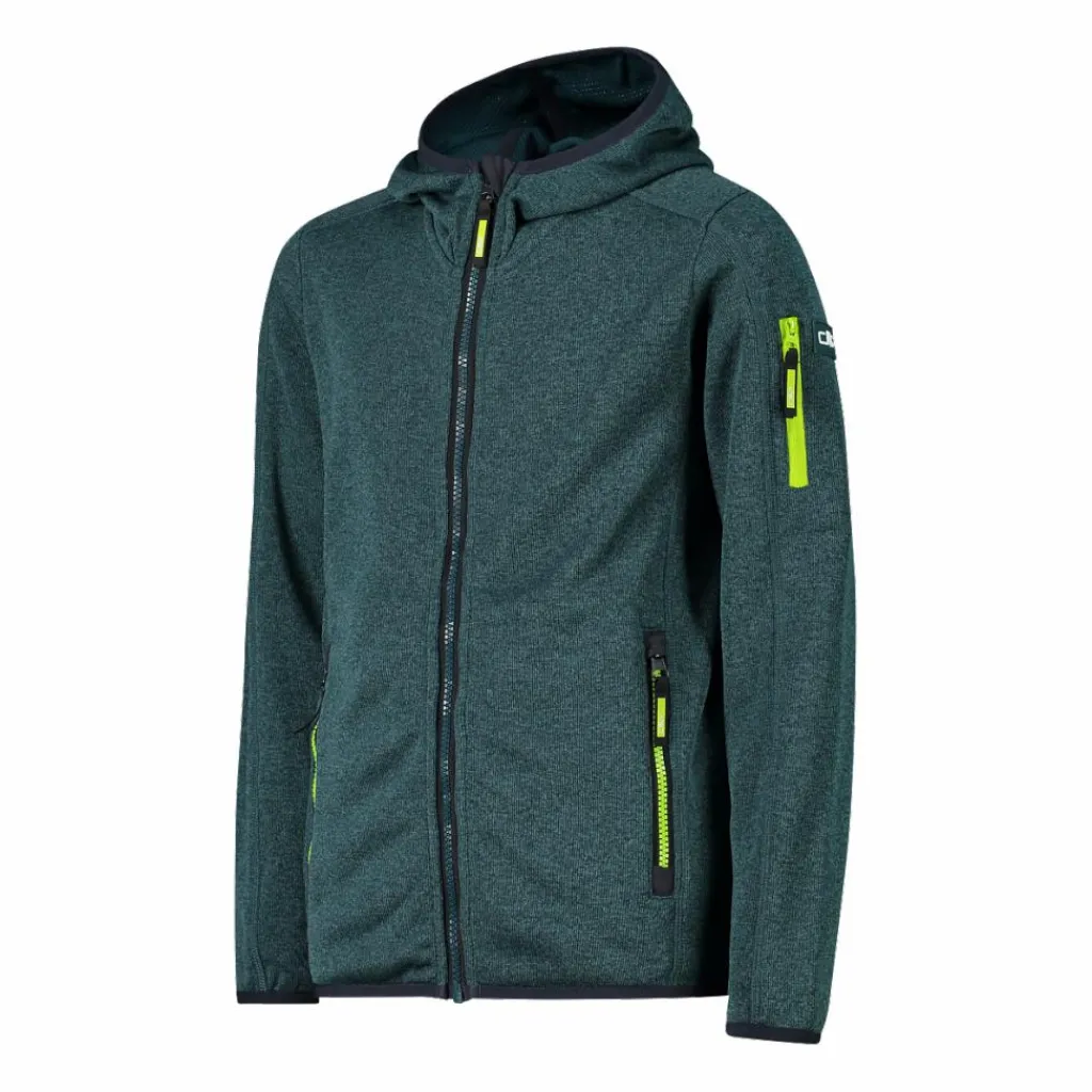 Jungen-Sweatshirt mit Kapuze aus Knit Tech Fleece>CMP Discount
