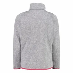 Kapuzenlose Mädchen schweres Fleecejacke Knit-Tech in melierter Optik><noscript><img width=