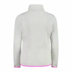 Kapuzenlose Mädchen schweres Fleecejacke Knit-Tech in melierter Optik><noscript><img width=