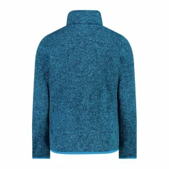 Kapuzenlose Mädchen schweres Fleecejacke Knit-Tech in melierter Optik><noscript><img width=