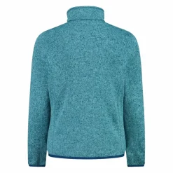 Kapuzenlose Mädchen schweres Fleecejacke Knit-Tech in melierter Optik><noscript><img width=