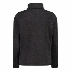 Kapuzenlose Mädchen schweres Fleecejacke Knit-Tech in melierter Optik><noscript><img width=
