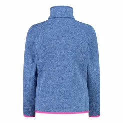 Kapuzenlose Mädchen schweres Fleecejacke Knit-Tech in melierter Optik><noscript><img width=
