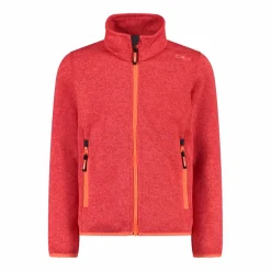 Kapuzenlose Mädchen schweres Fleecejacke Knit-Tech in melierter Optik><noscript><img width=