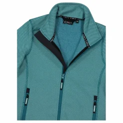 Kapuzenlose Mädchen schweres Fleecejacke Knit-Tech in melierter Optik><noscript><img width=