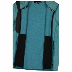 Kapuzenlose Mädchen schweres Fleecejacke Knit-Tech in melierter Optik><noscript><img width=