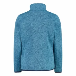 Kapuzenlose Mädchen schweres Fleecejacke Knit-Tech in melierter Optik><noscript><img width=