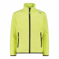 Kapuzenlose Mädchen schweres Fleecejacke Knit-Tech in melierter Optik><noscript><img width=