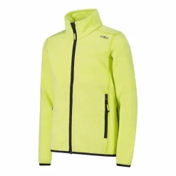 Kapuzenlose Mädchen schweres Fleecejacke Knit-Tech in melierter Optik><noscript><img width=