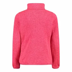 Kapuzenlose Mädchen schweres Fleecejacke Knit-Tech in melierter Optik><noscript><img width=