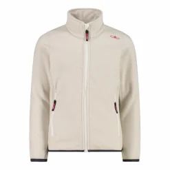 Kapuzenlose Mädchen schweres Fleecejacke Knit-Tech in melierter Optik><noscript><img width=