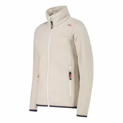 Kapuzenlose Mädchen schweres Fleecejacke Knit-Tech in melierter Optik><noscript><img width=