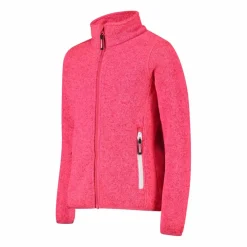 Kapuzenlose Mädchen schweres Fleecejacke Knit-Tech in melierter Optik><noscript><img width=