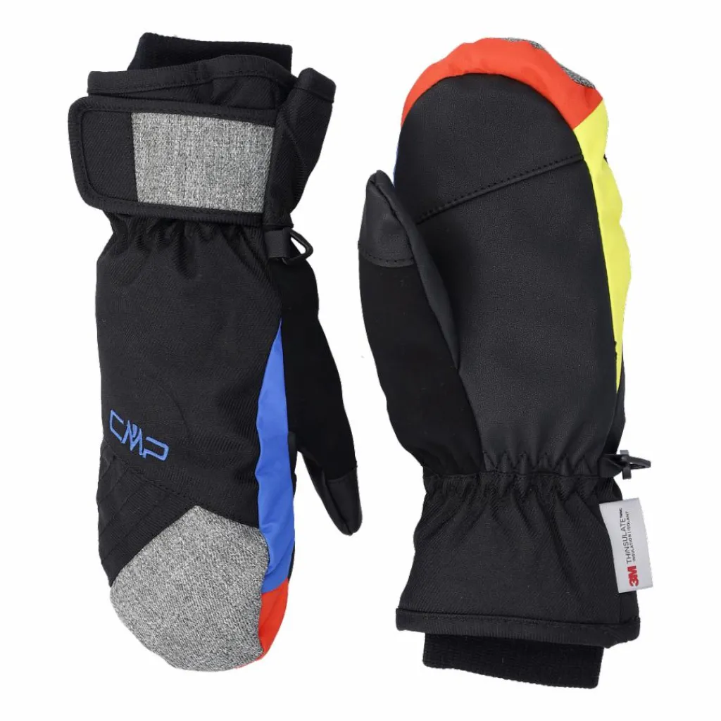 Kinder Mehrfarbige Wattierte Ski-Fäustlinge aus Softshell>CMP Sale