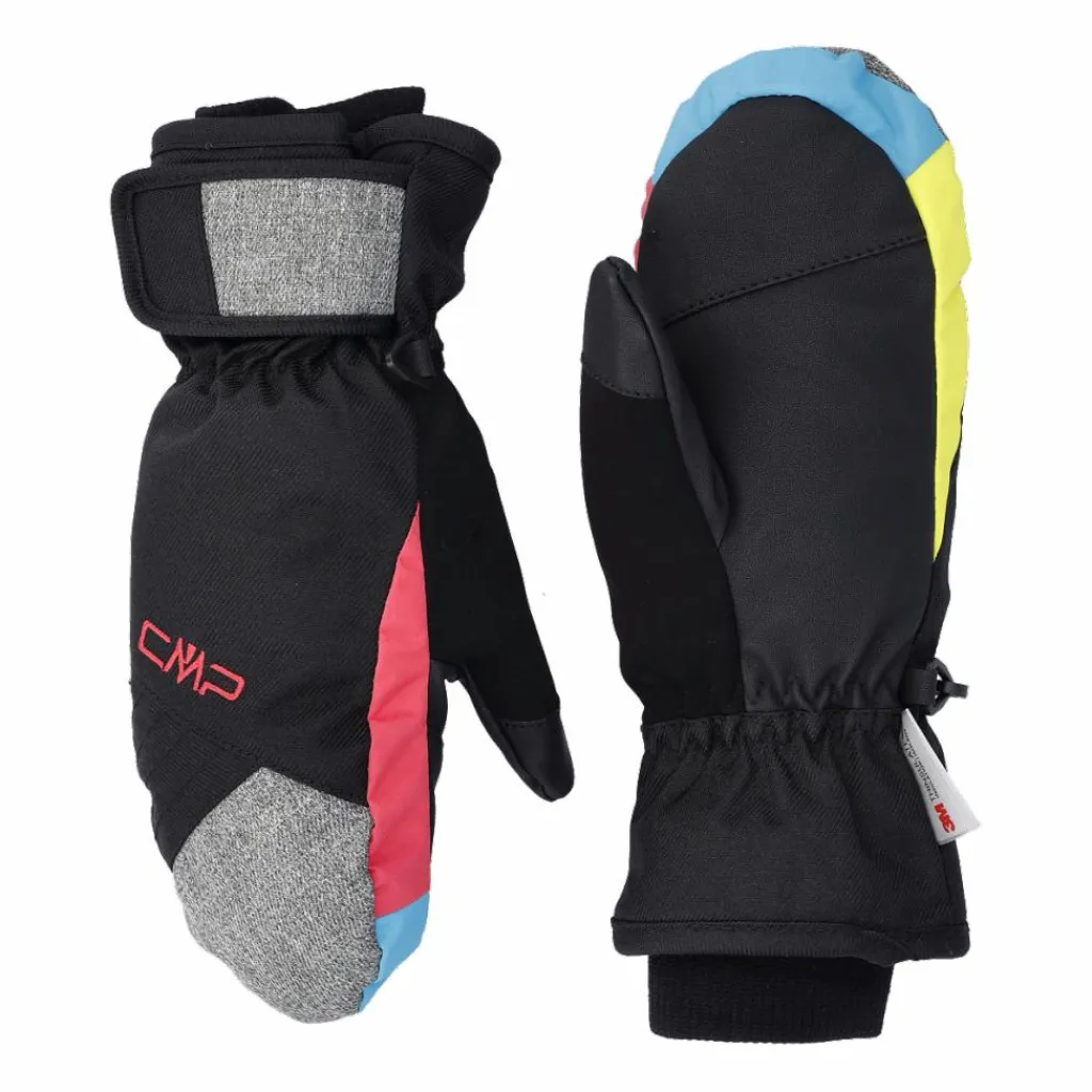Kinder Mehrfarbige Wattierte Ski-Fäustlinge aus Softshell>CMP Sale
