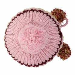 Kinder-Strickmütze mit Bommel><noscript><img width=