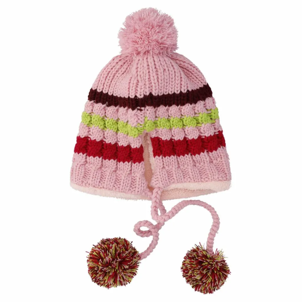 Kinder-Strickmütze mit Bommel>CMP Hot