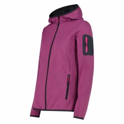 Knit-Tech-Fleece mit Kapuze und Mesh><noscript><img width=