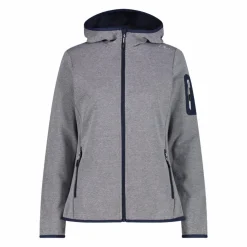 Knit-Tech-Fleece mit Kapuze und Mesh><noscript><img width=