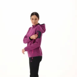 Knit-Tech-Fleece mit Kapuze und Mesh><noscript><img width=