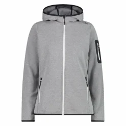 Knit-Tech-Fleece mit Kapuze und Mesh><noscript><img width=
