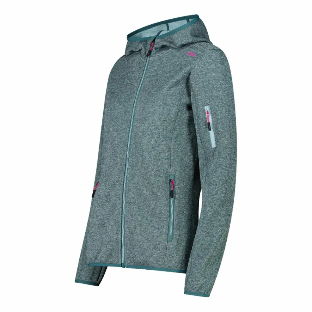 Knit-Tech-Fleece mit Kapuze und Mesh>CMP Hot