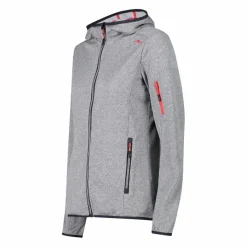 Knit-Tech-Fleece mit Kapuze und Mesh><noscript><img width=