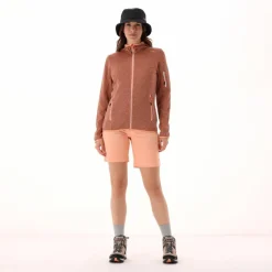 Knit-Tech-Fleece mit Kapuze und Mesh><noscript><img width=