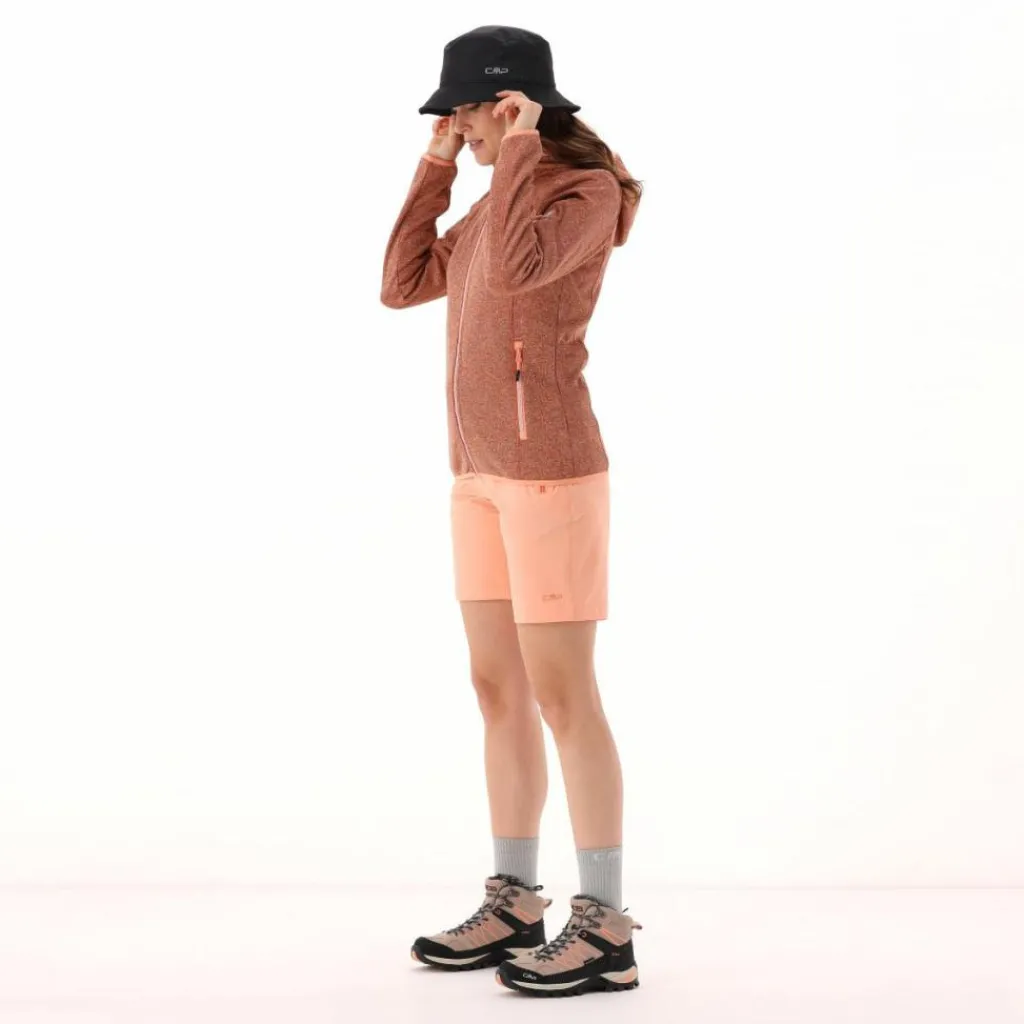 Knit-Tech-Fleece mit Kapuze und Mesh>CMP Hot