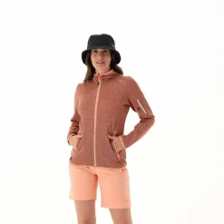 Knit-Tech-Fleece mit Kapuze und Mesh><noscript><img width=