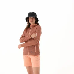 Knit-Tech-Fleece mit Kapuze und Mesh><noscript><img width=
