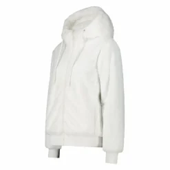 Kunstpelzjacke für Damen mit Kapuze><noscript><img width=